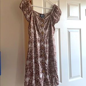 Francesca’s Snakeskin Dress